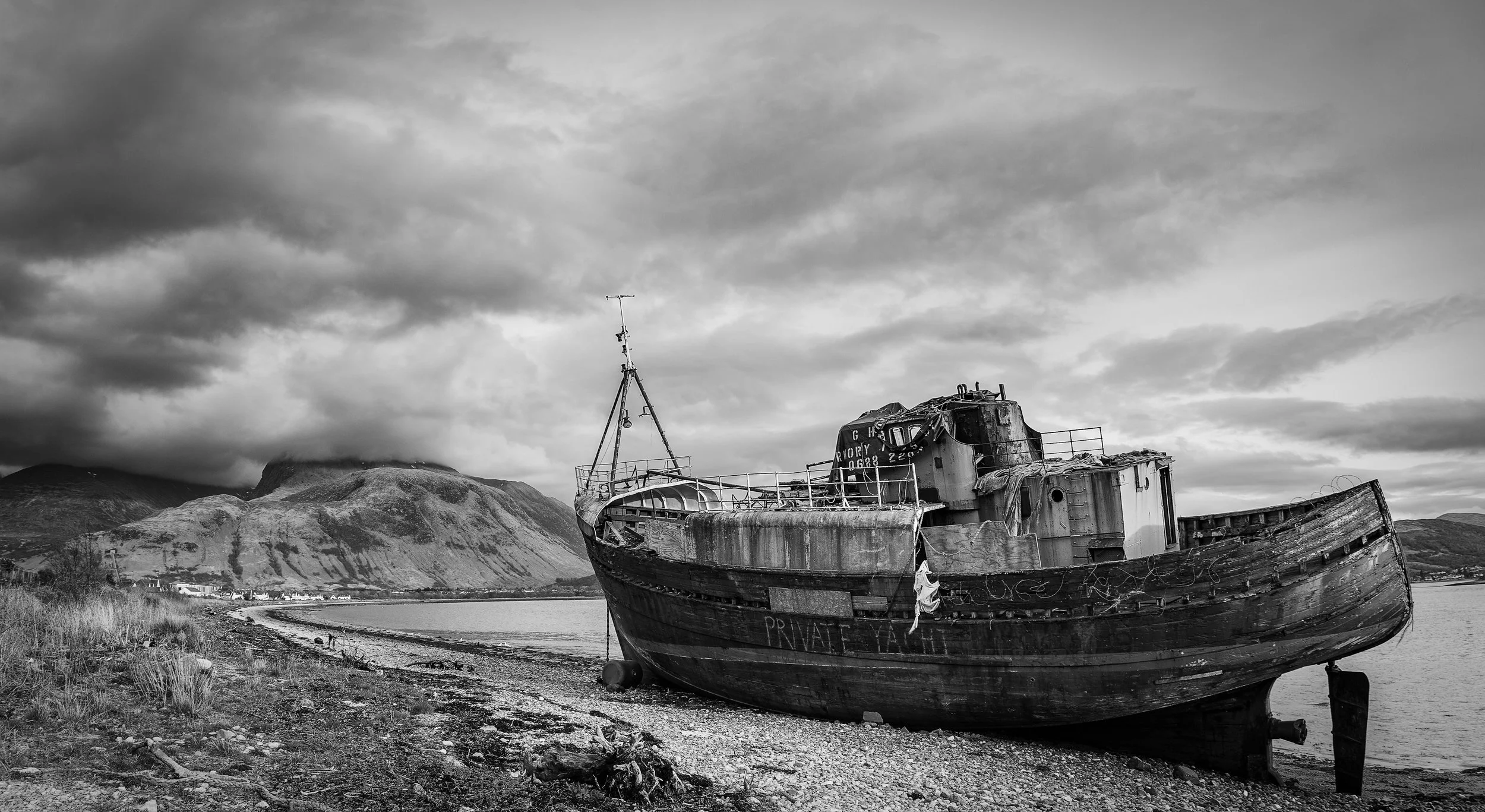 Abandoned Boat near the End of the Caledonian Canal