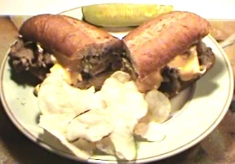 philly cheese steak sandwich