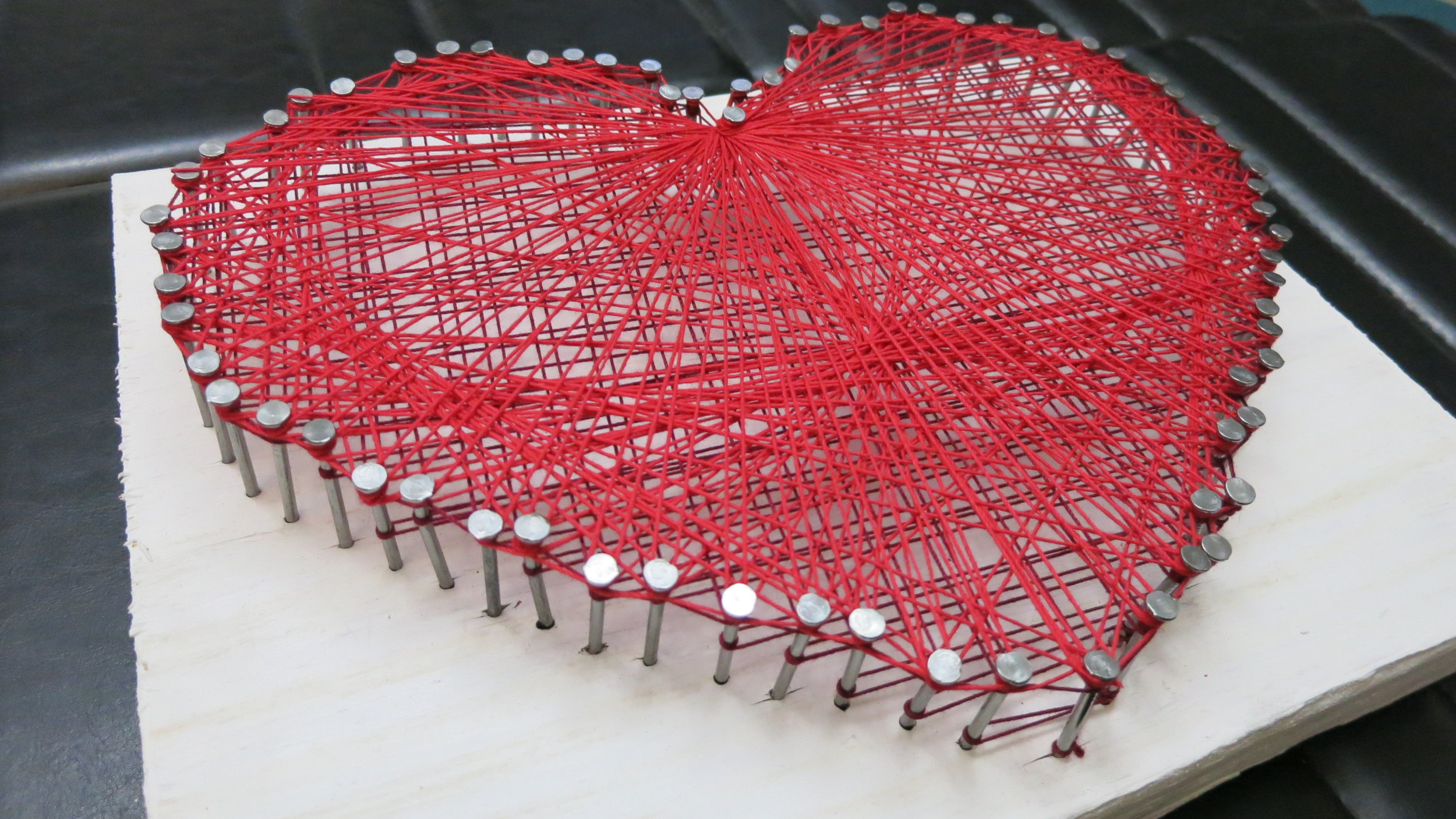 STRING ART ORNAMENTS — Hearts for the Arts