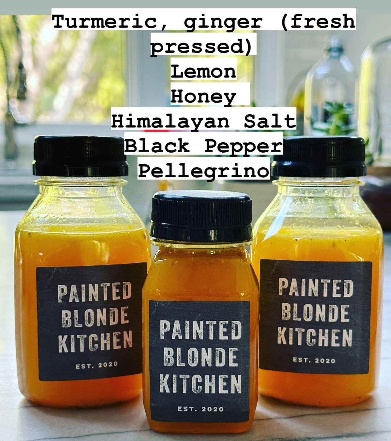 All organic ingredients! Ready for pick up after tomorrow&rsquo;s (Saturday) class! Thank you @paintedblondekitchen