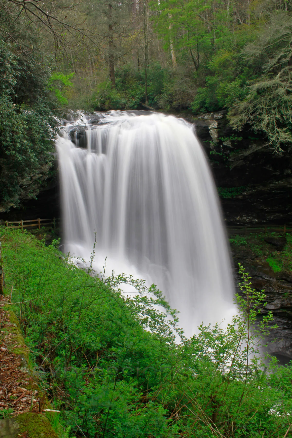 Dry Falls - from the Road - Western NC
