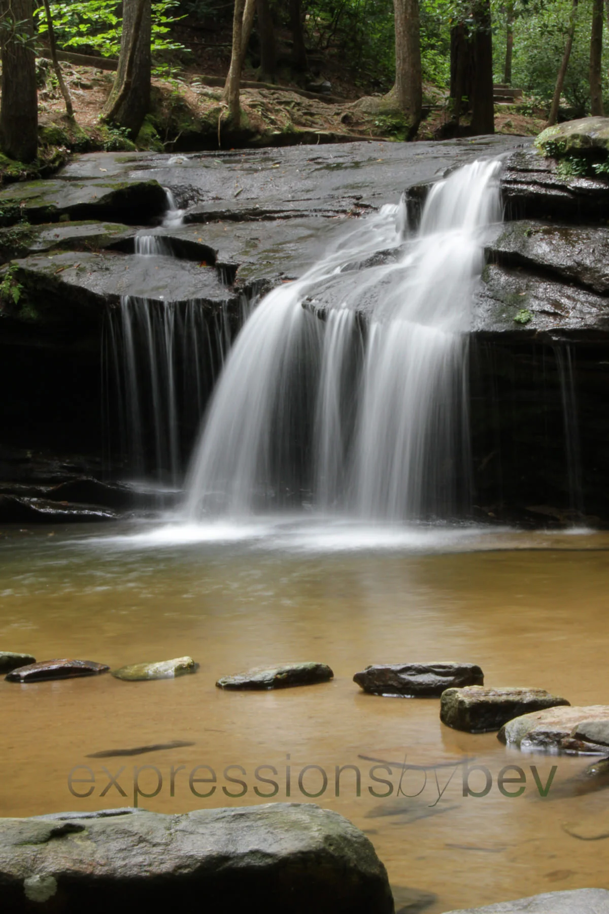 Waterfall in Table Rock Park