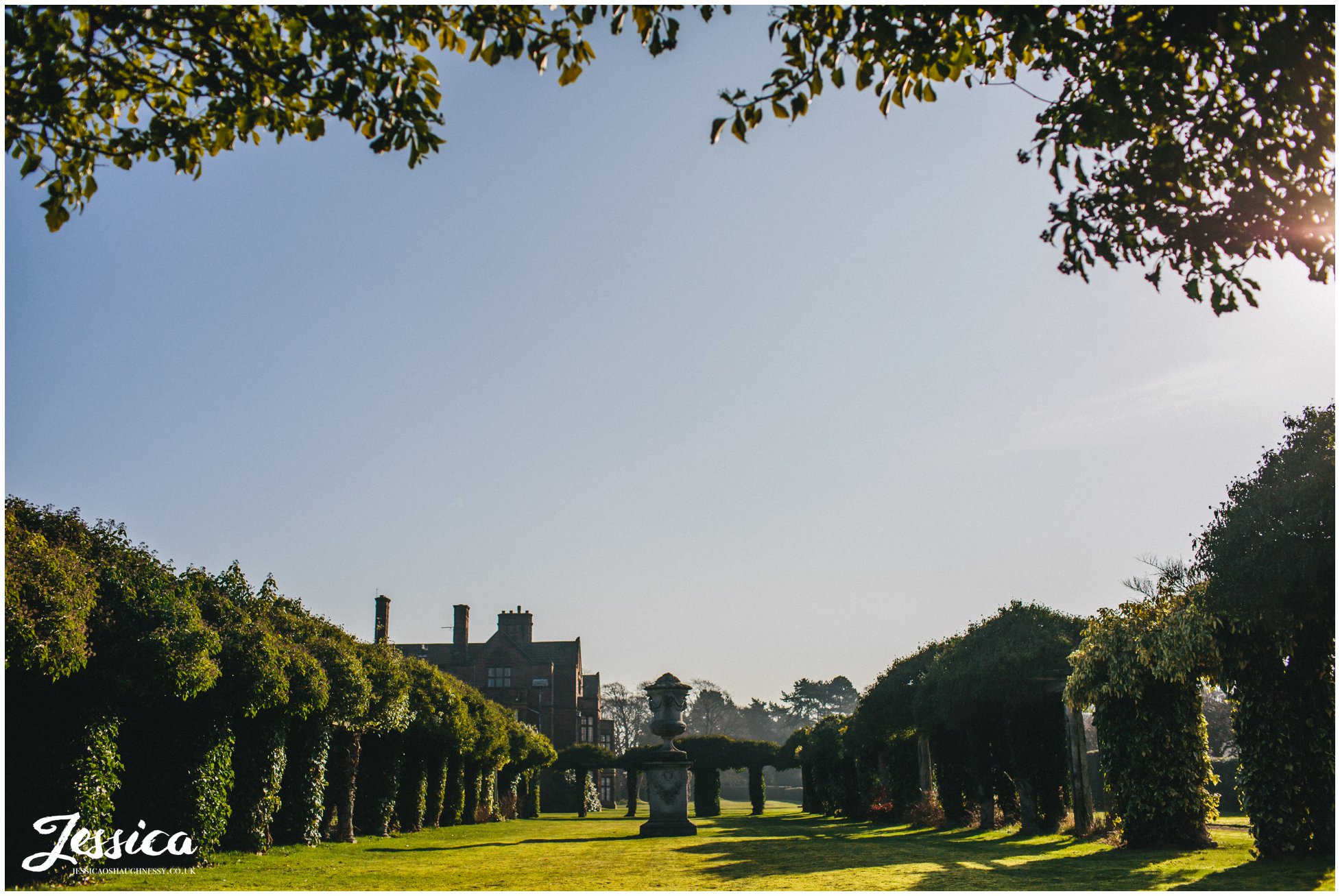 the grounds of thornton manor on the wirral