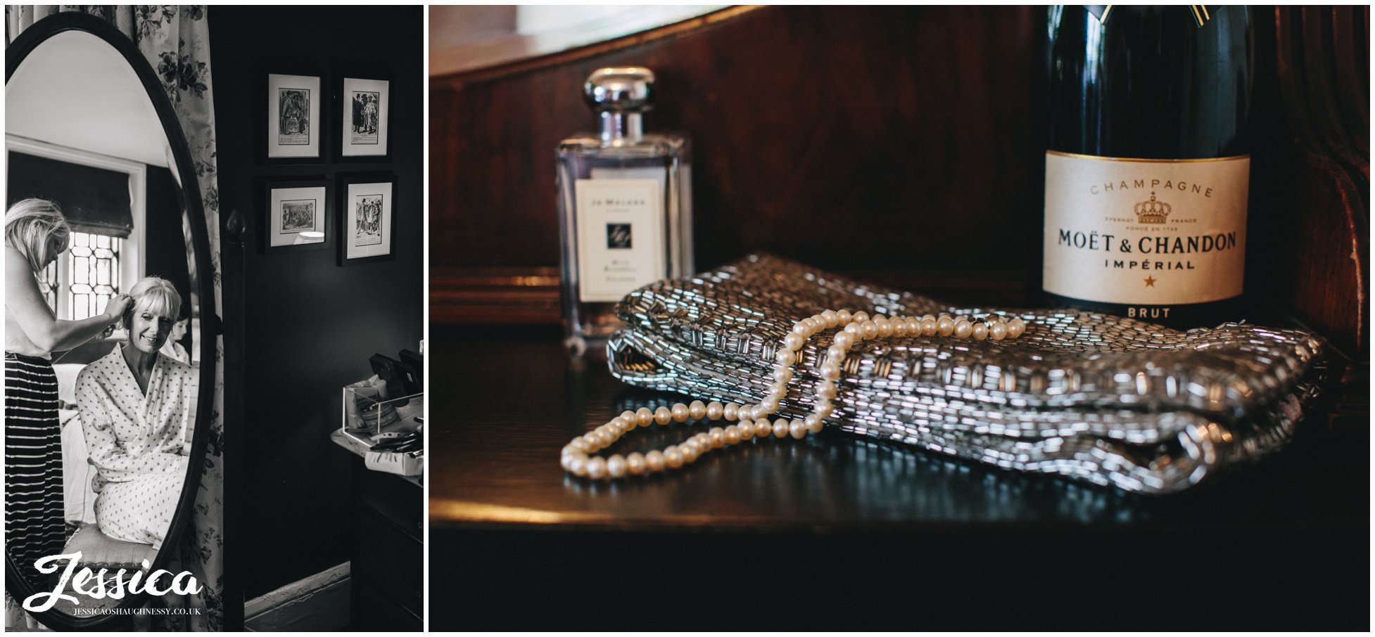 bridal details taken in the headmasters house at the cholmondeley arms