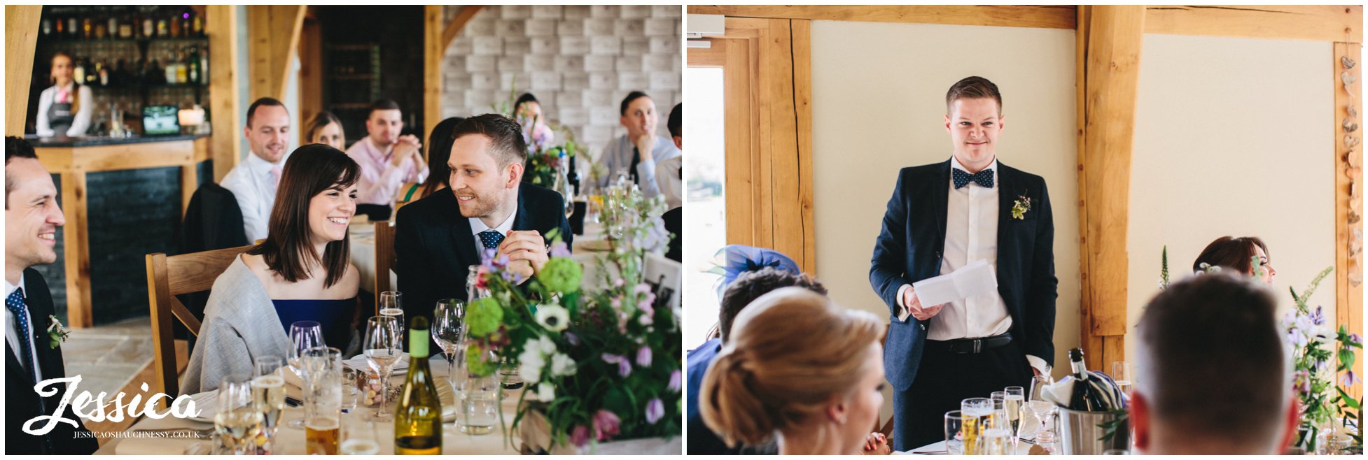 the groom's speech on his wedding day in north wales