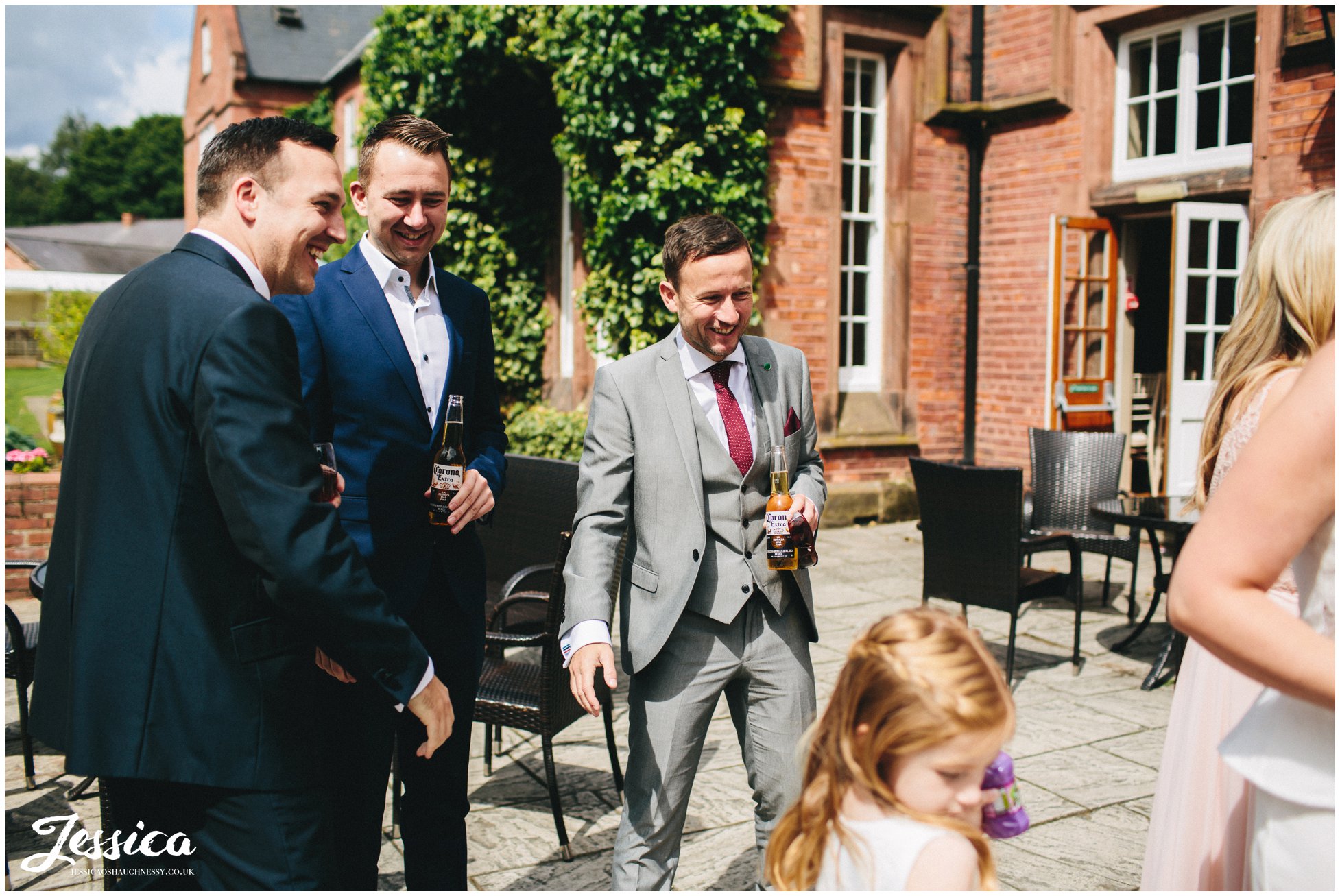 candid guest shots - cheshire wedding photographer