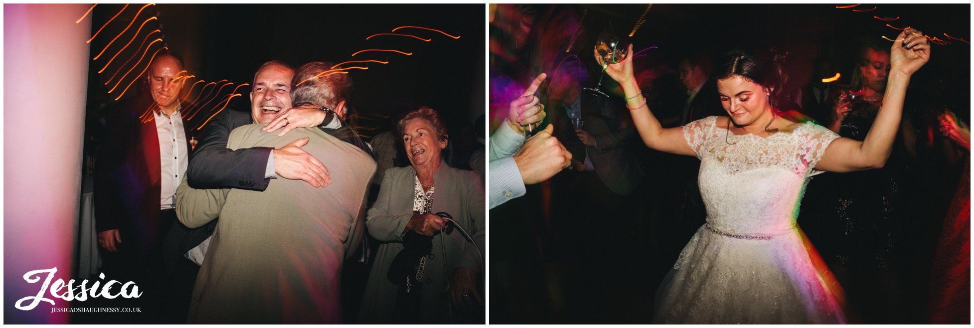 bride dances on her wedding day in liverpool