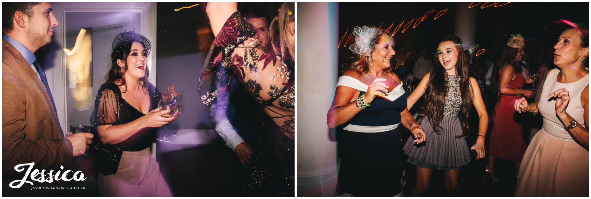 guests dancing at oh me oh my, a liverpool city centre wedding venue