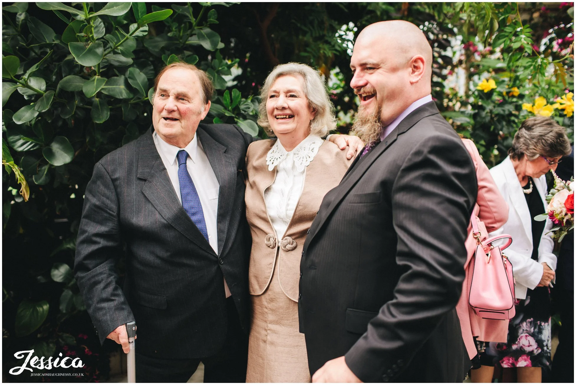 guests celebrate at sefton palm house in liverpool