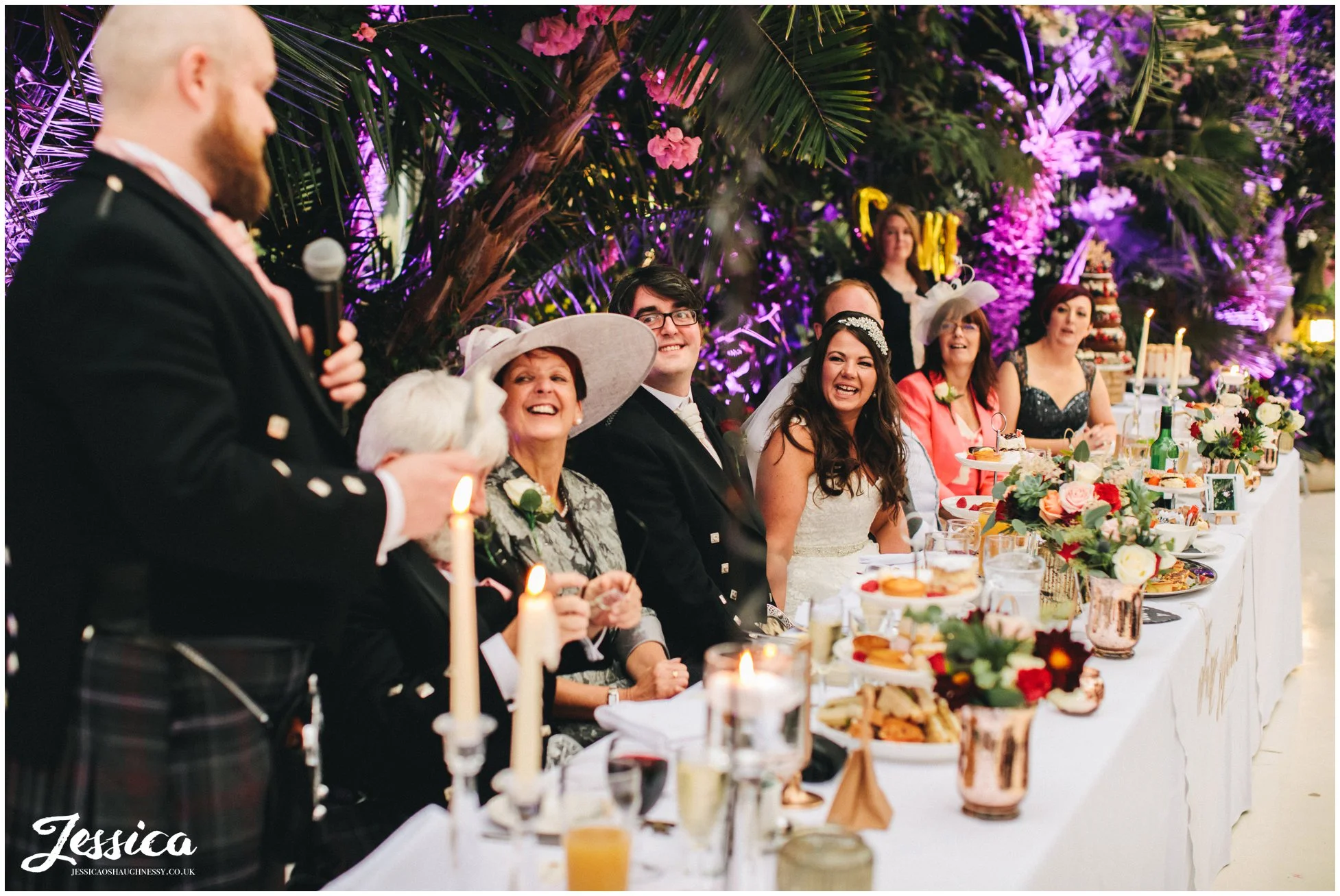 sefton palm house wedding photography - best mans speech