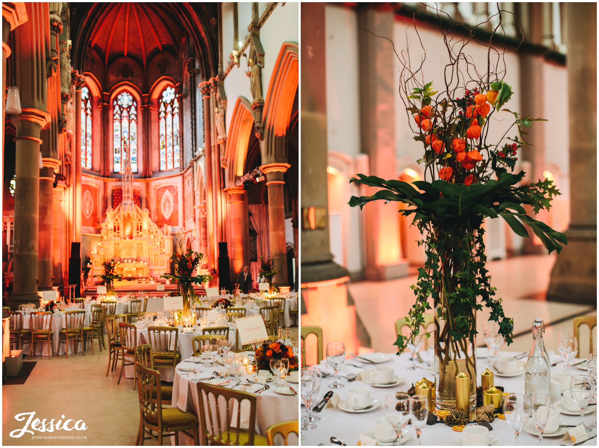 autumnal floral displays decorate gorton monastery in manchester