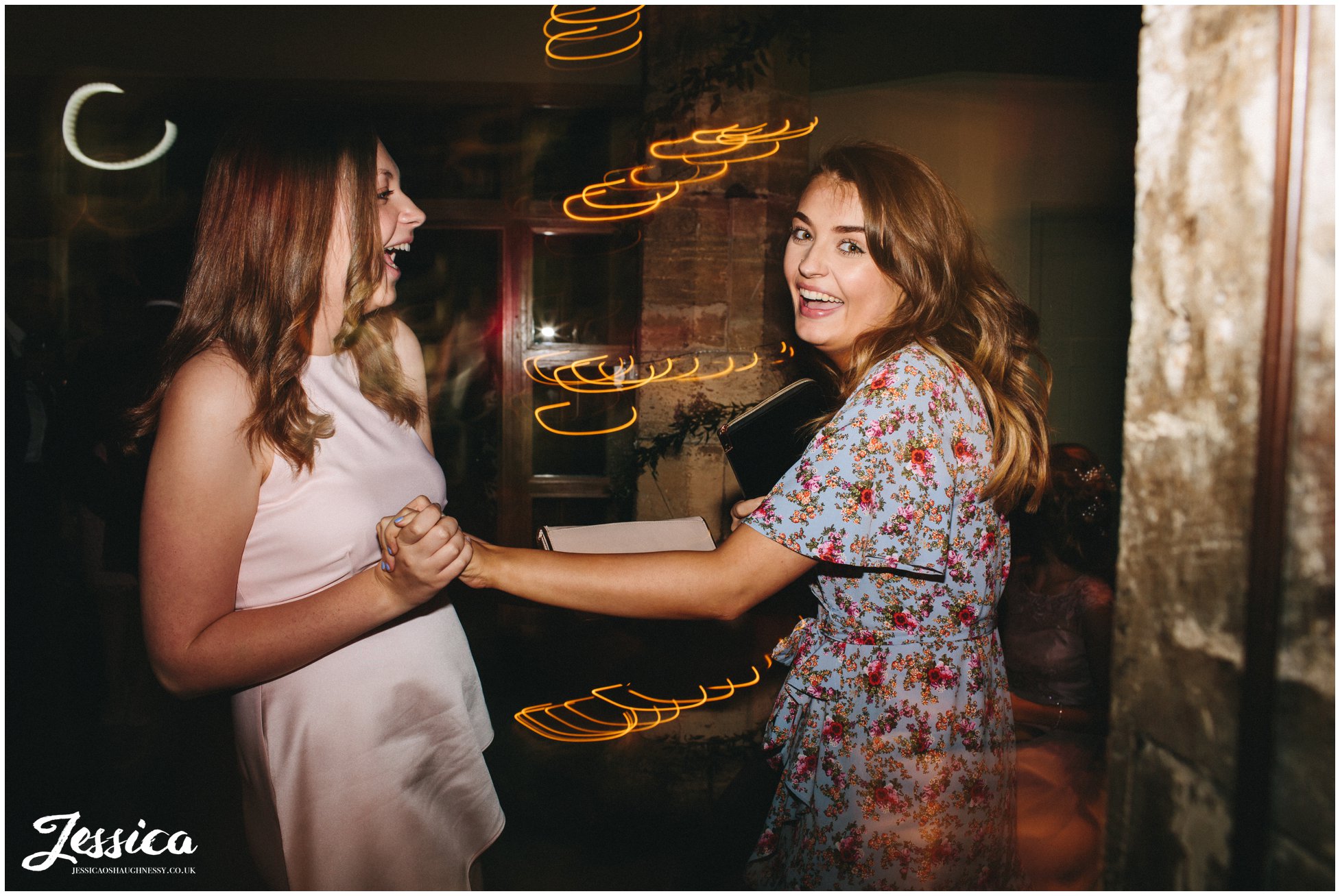 the grooms sister dances on her brother wedding day