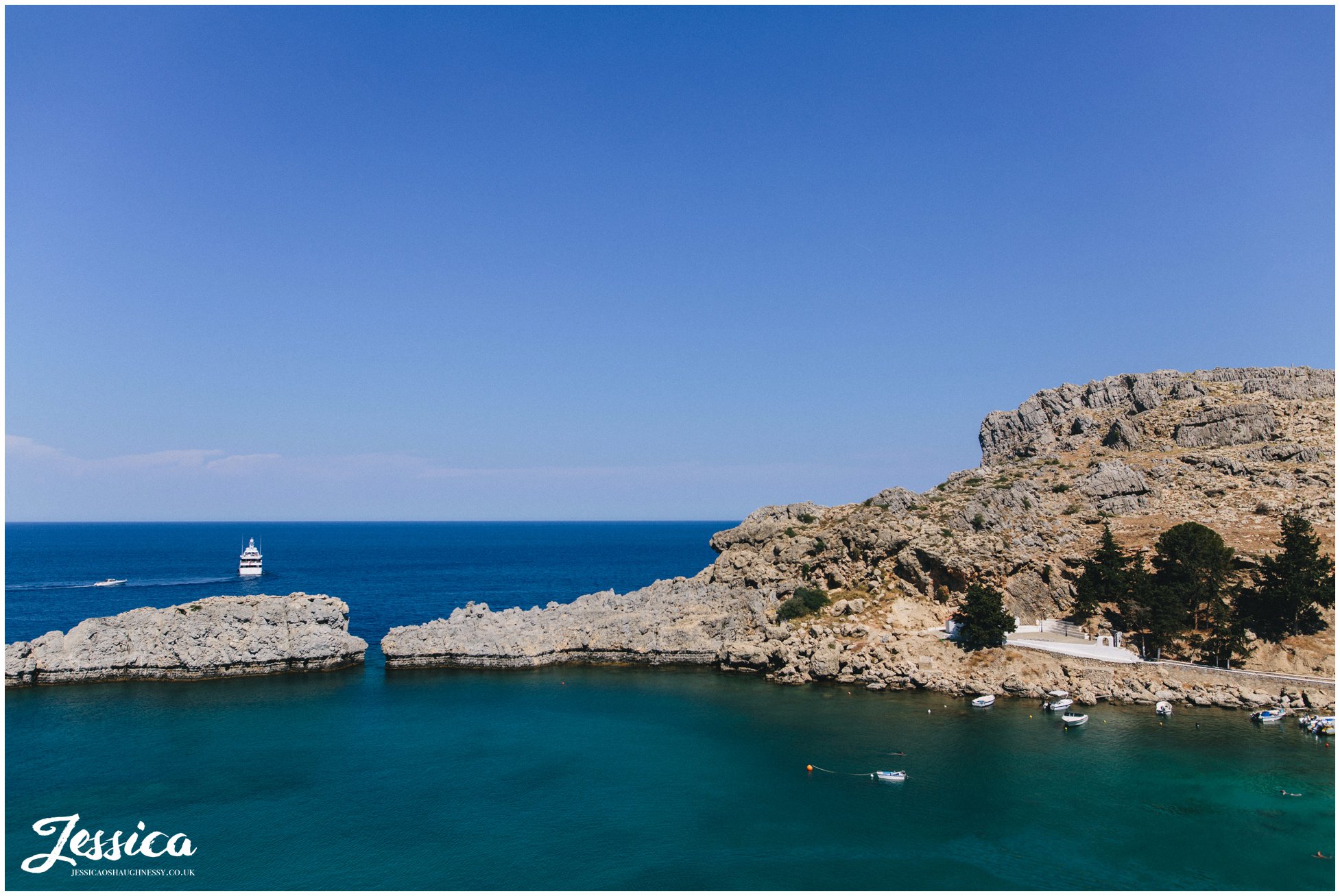 blue skies & calm sea's for the wedding