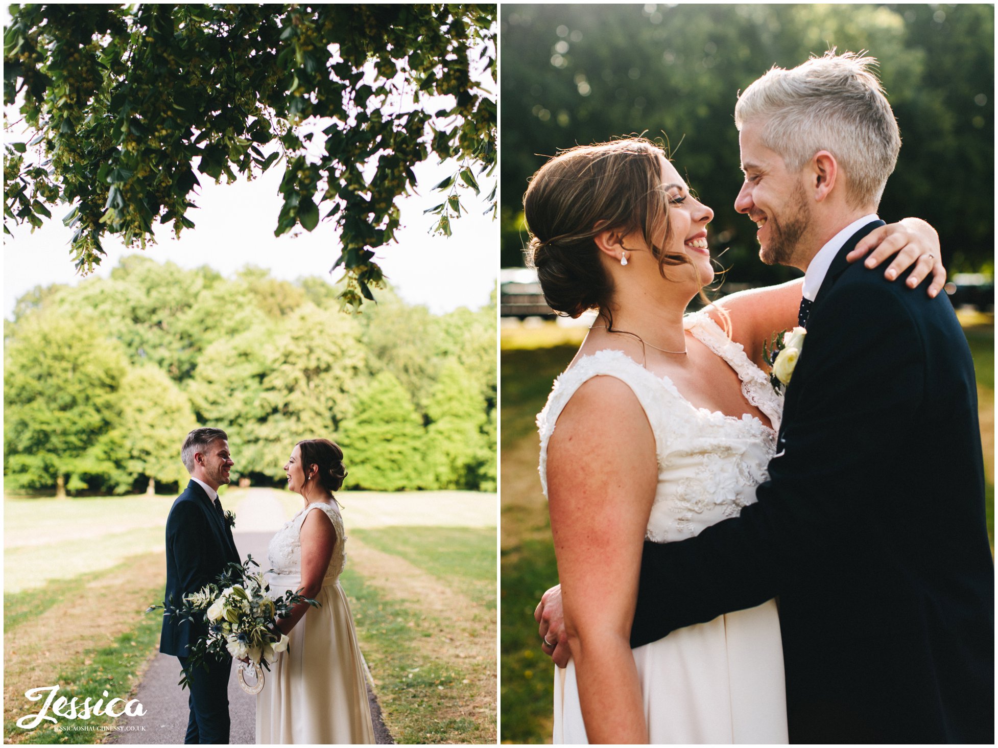 newly wed's kiss in knutsford park