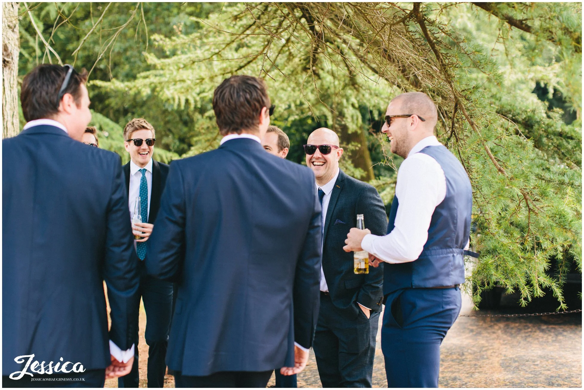 wedding guests enjoy the bartle hall wedding reception