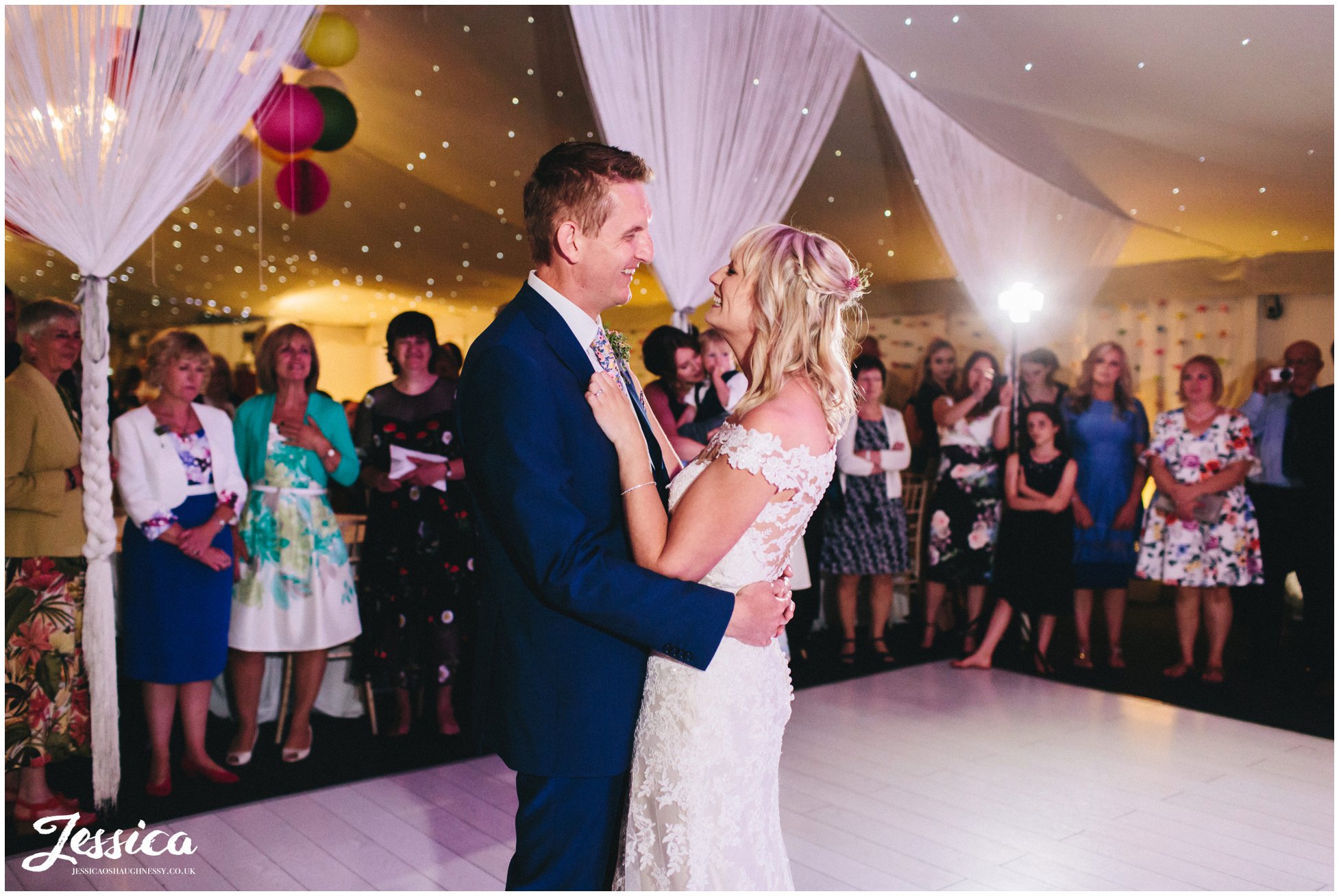 the first dance in the pavilion at combermere abbey