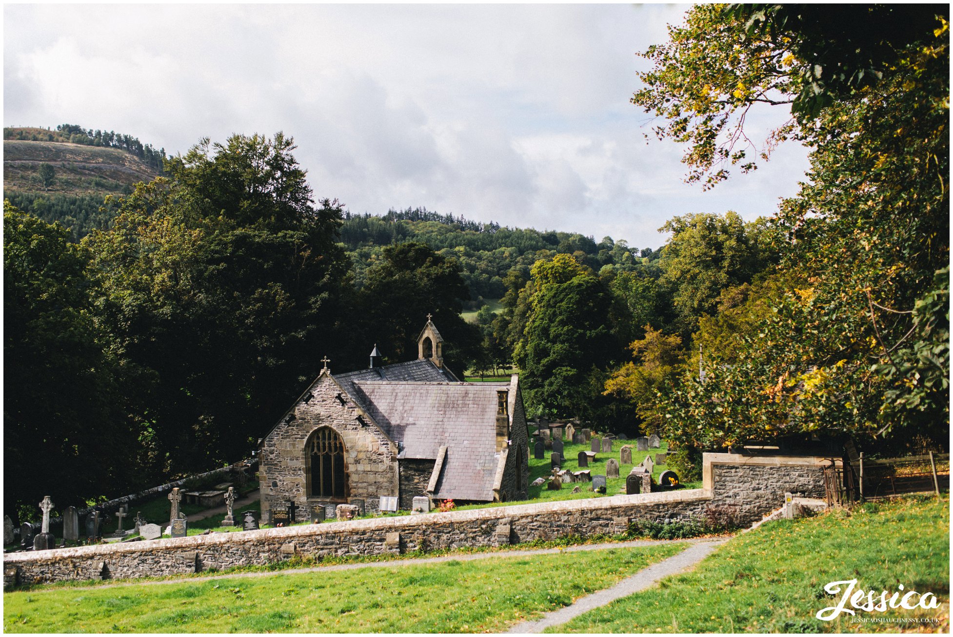 Llantysilio church in llangollen, north wales