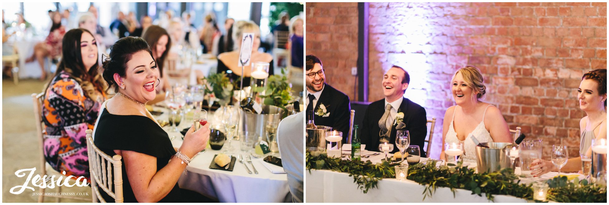 everyone enjoys the speeches at the titanic hotel in liverpool