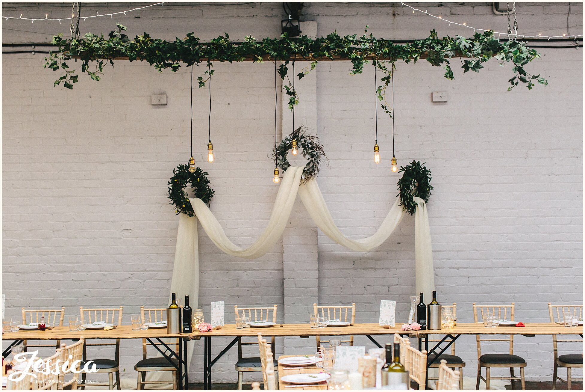 quirky decorations decorate liverpool wedding at constellations, baltic triangle