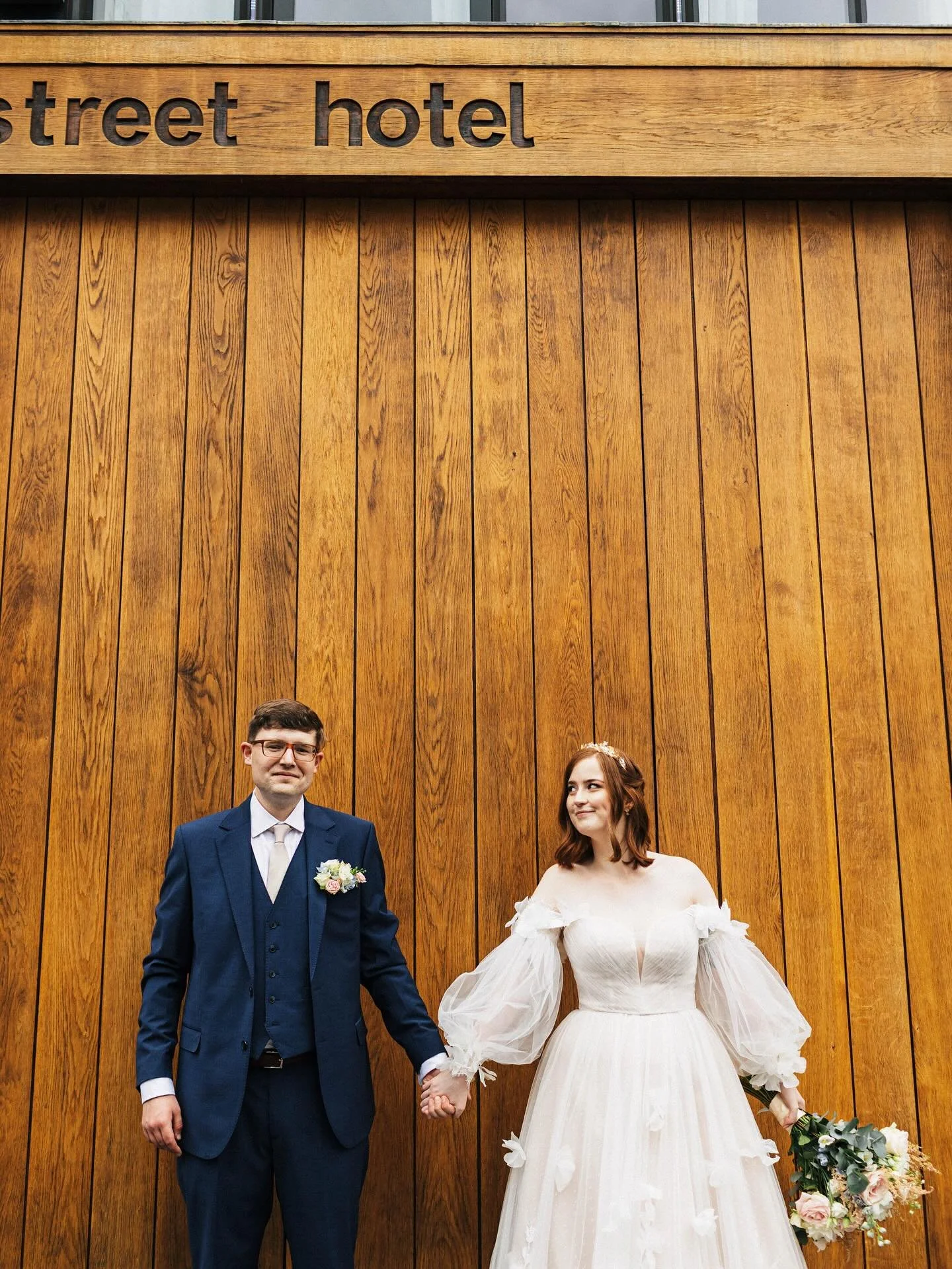 After a gorrrrgeous ceremony at @bombedoutchurchliverpool it was on to @hopestreethtl for E&amp;K&rsquo;s reception 🪩 🌿

#liverpoolwedding #hopestreethotel #hopestreet#citywedding
#chesterwedding #chesterweddingphotographer 
#northwaleswedding #bri