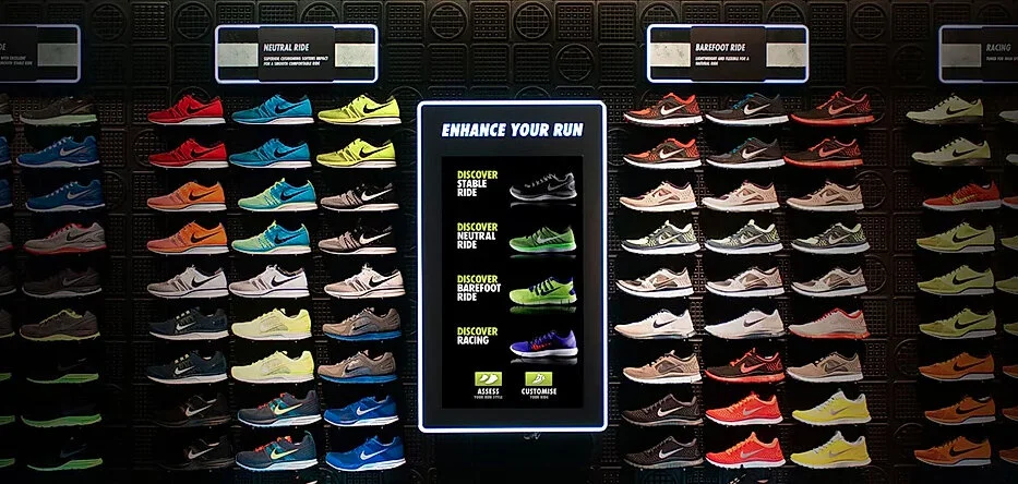 Nike x OMM Whitecity Footwear Wall  