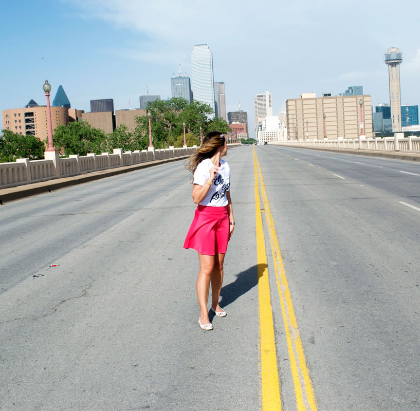 Embracing Dallas on this beautiful day. 