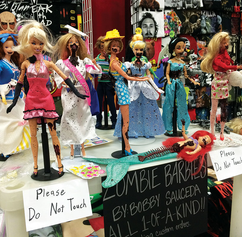 Zombies barbies... someone had some time on their hands. Makes me laugh.