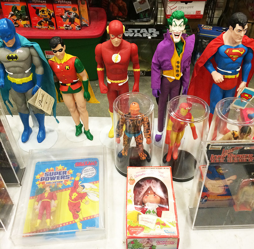 Vintage toys galore. 