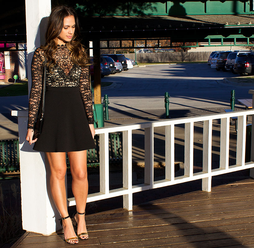 OOTD: Black Lace Dress — MEL | Dallas Lifestyle + Geek Blogger