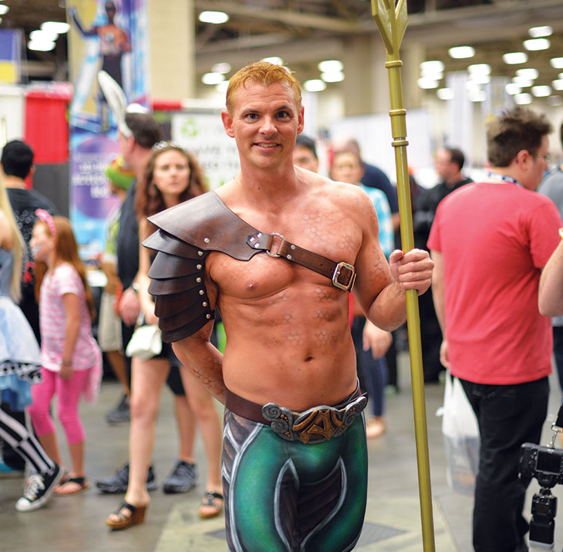 This guy was almost dead on Aquaman. Even got the scales right. 