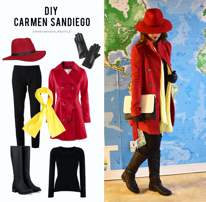 Carmen Sandiego Women's Costume