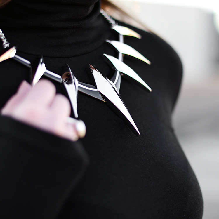 Black Panther Marvel Spike Collar Cosplay Necklace