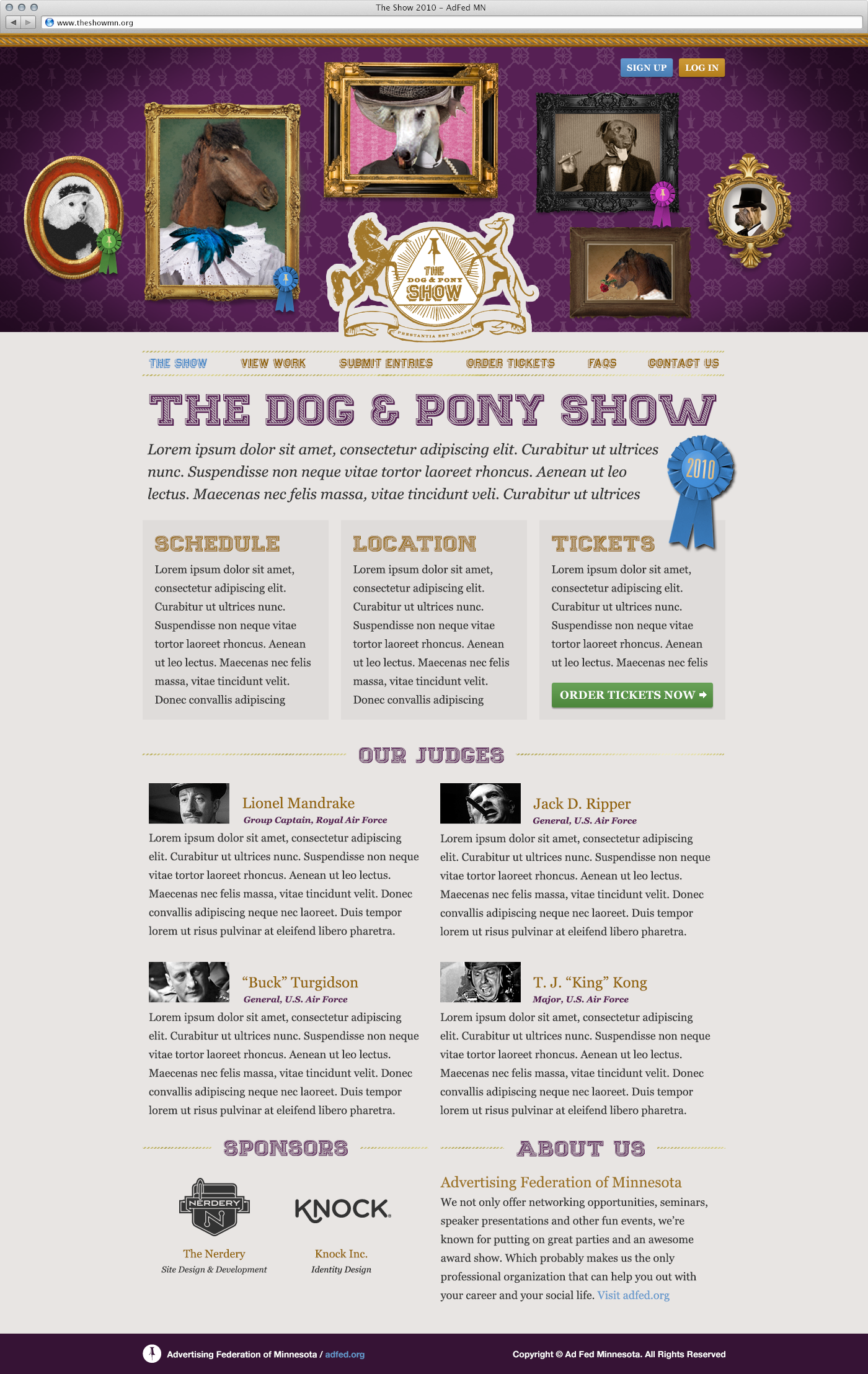 Website Homepage