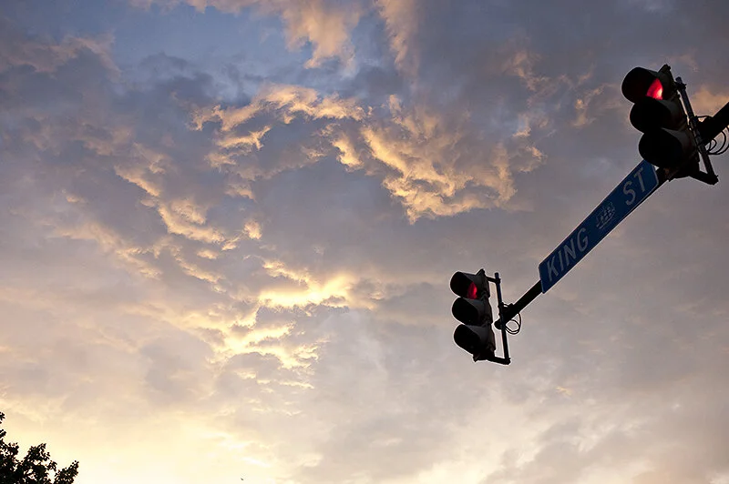 heavenly skies. heavenly bed.