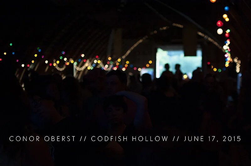 conor oberst // codfish hollow barn