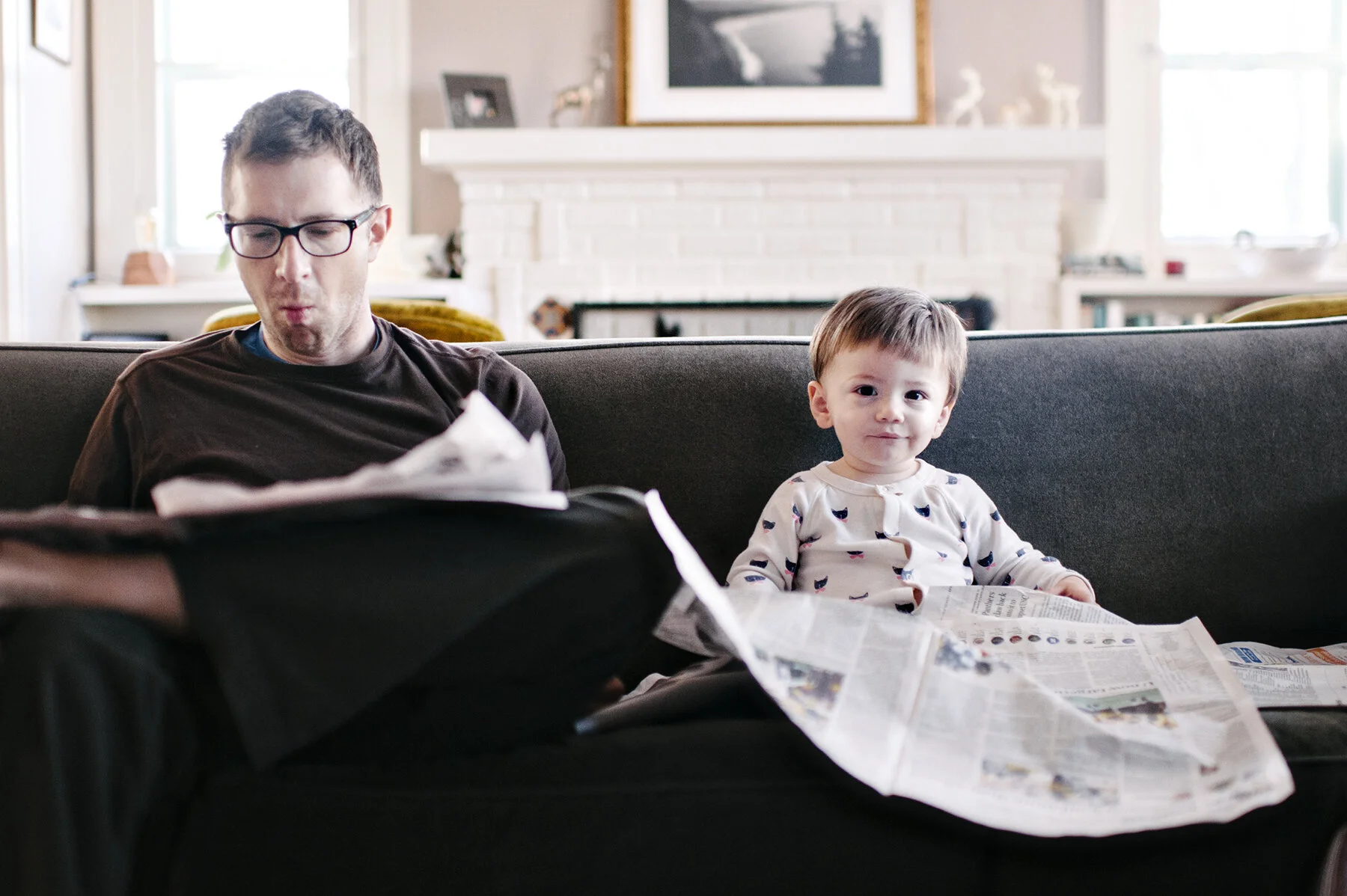 monday at the madhouse // missing the kid