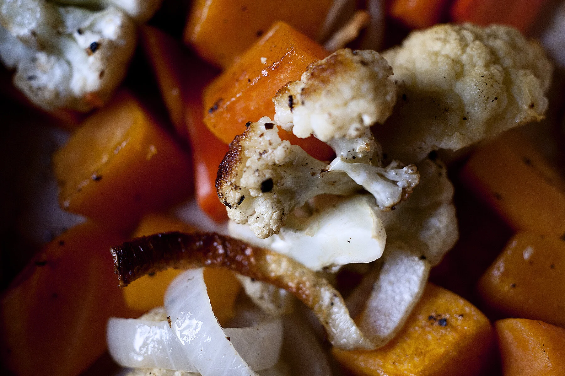 roasting veggies