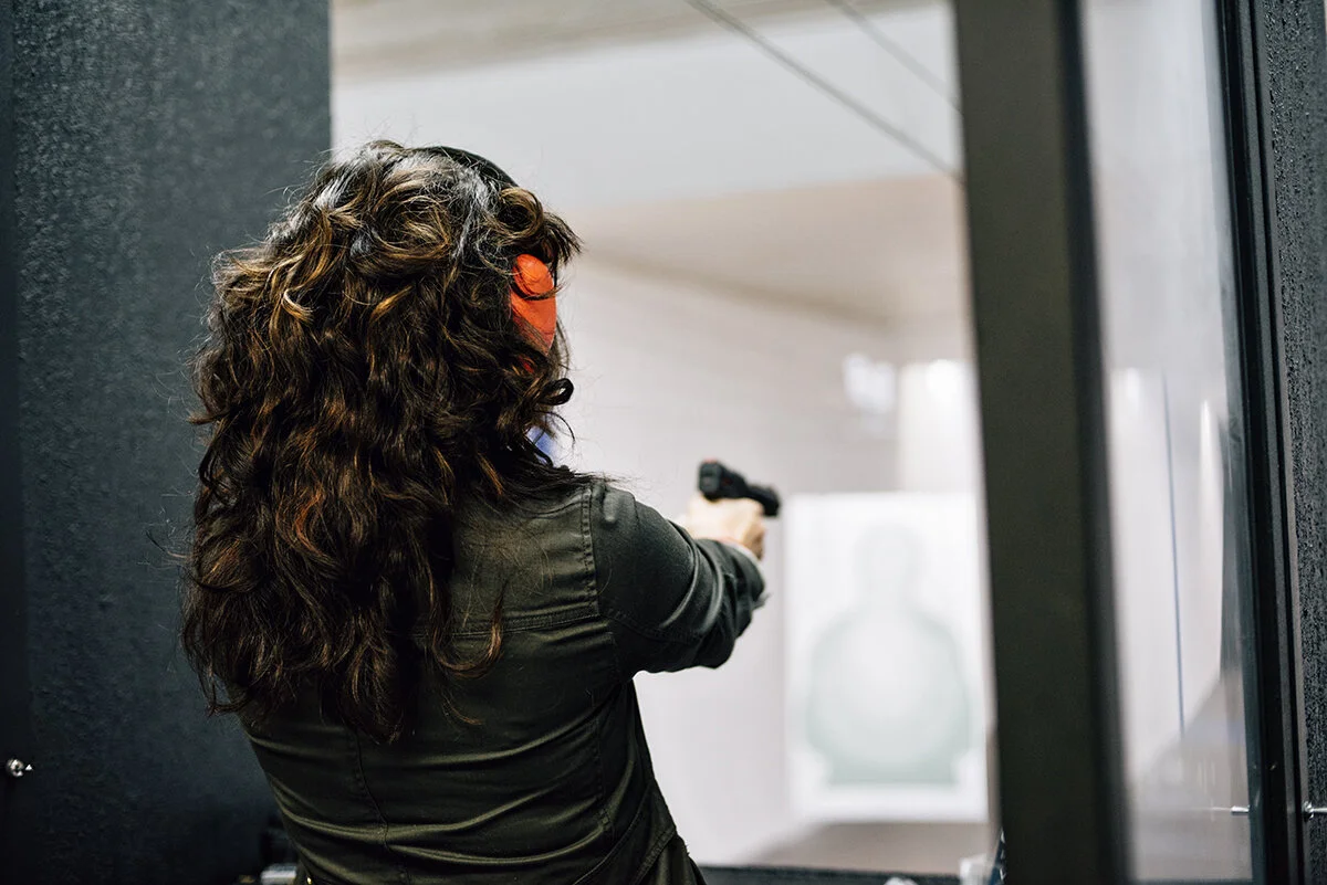 meanwhile, at the gun range