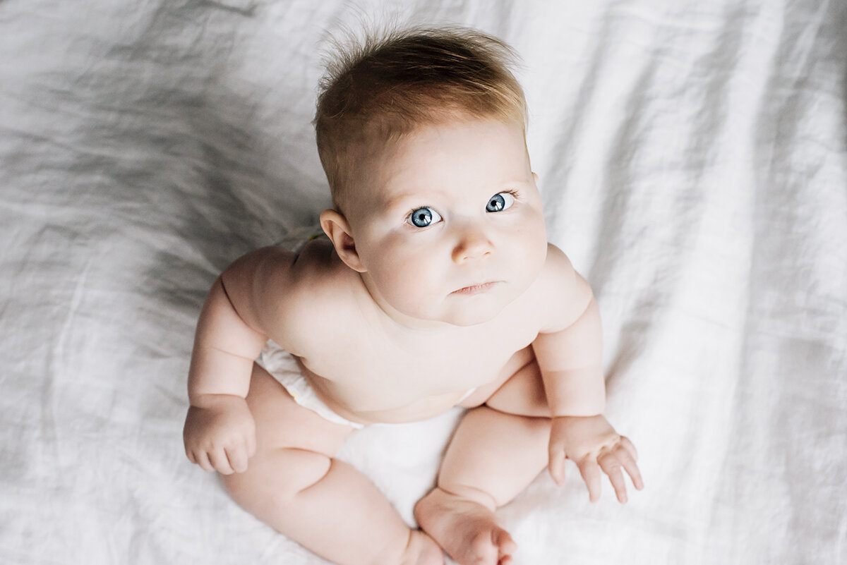 six months and smiling!