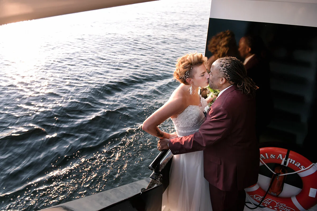 hitched on a boat