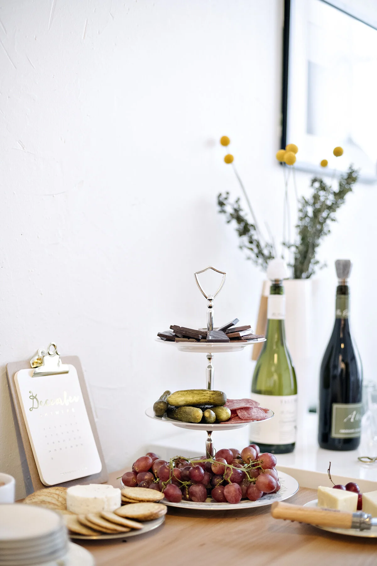 holiday hosting in the studio