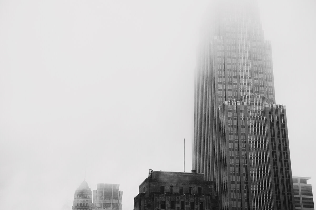 up in the clouds