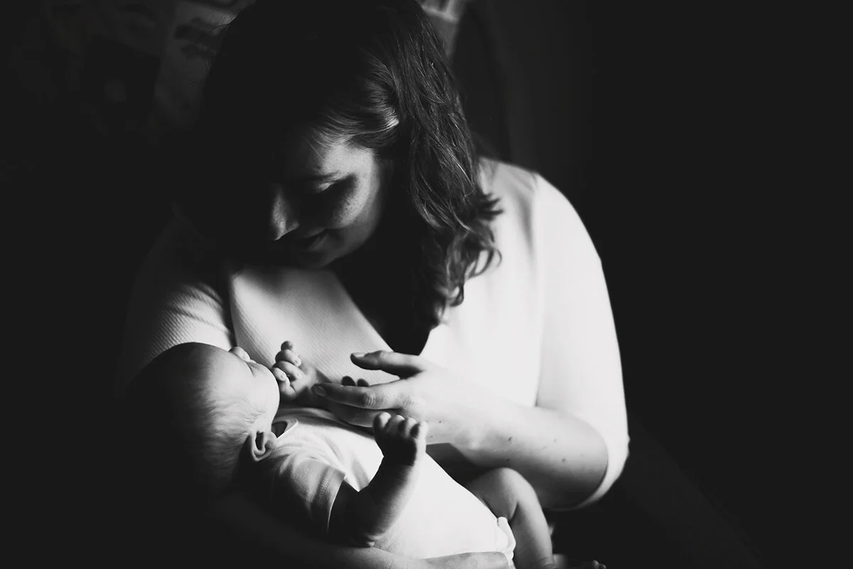 here for the baby, might steal the dog