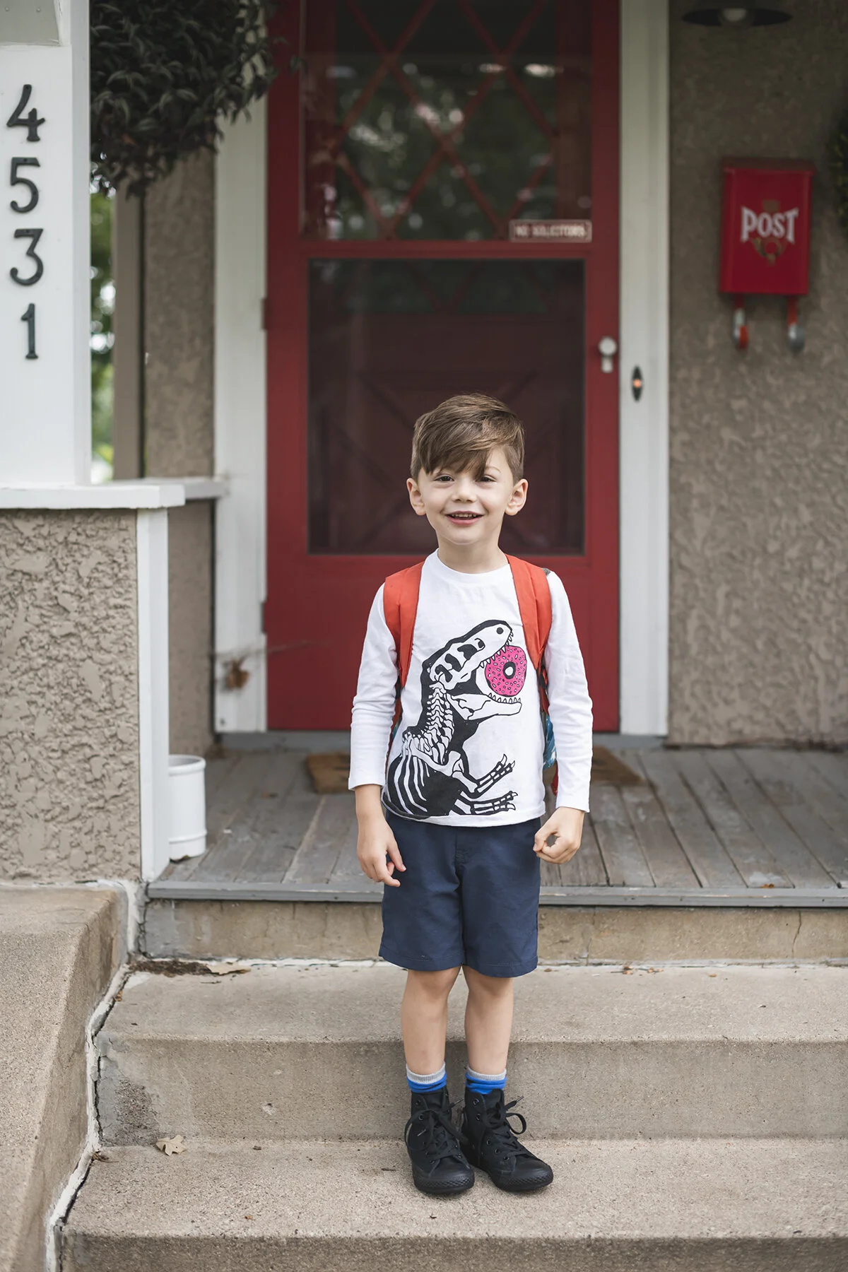 first day of the last year of preschool!