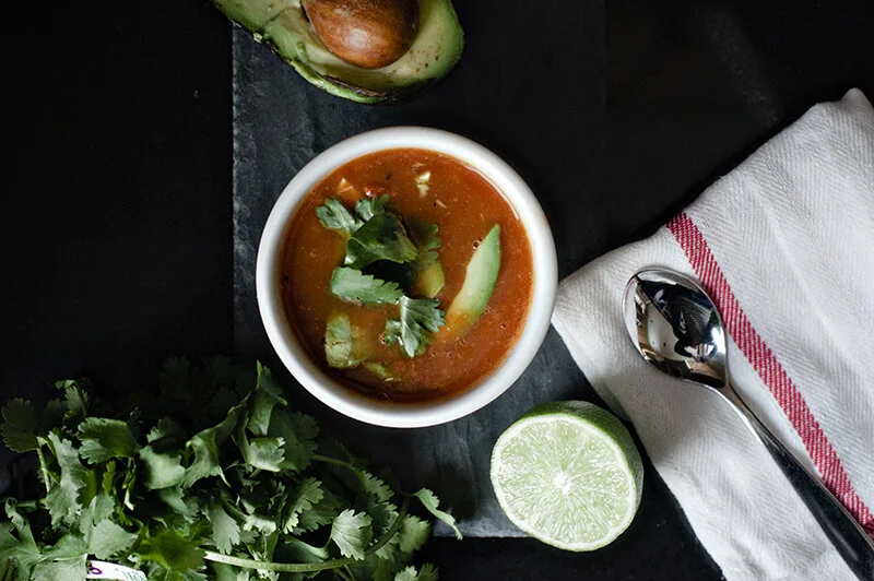 savory sunday // chicken tortilla soup