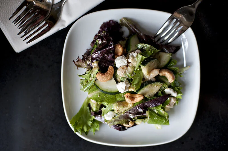 savory sunday // green and white salad