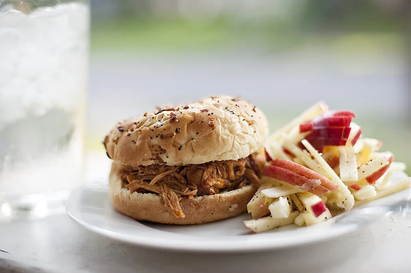 savory sunday // bbq chicken sandwiches