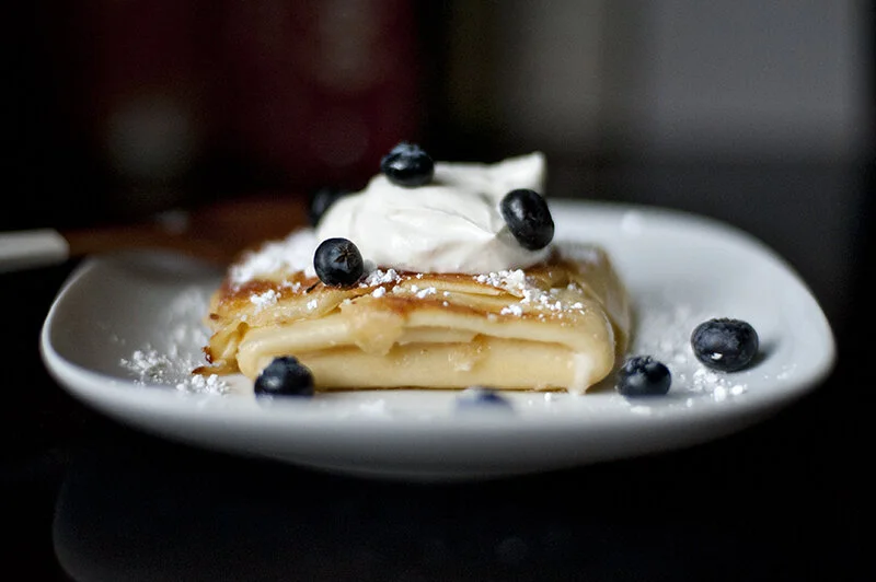 savory sunday // bubie's blintzes