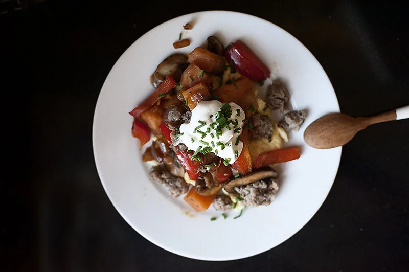 savory sunday // sweet potato hash