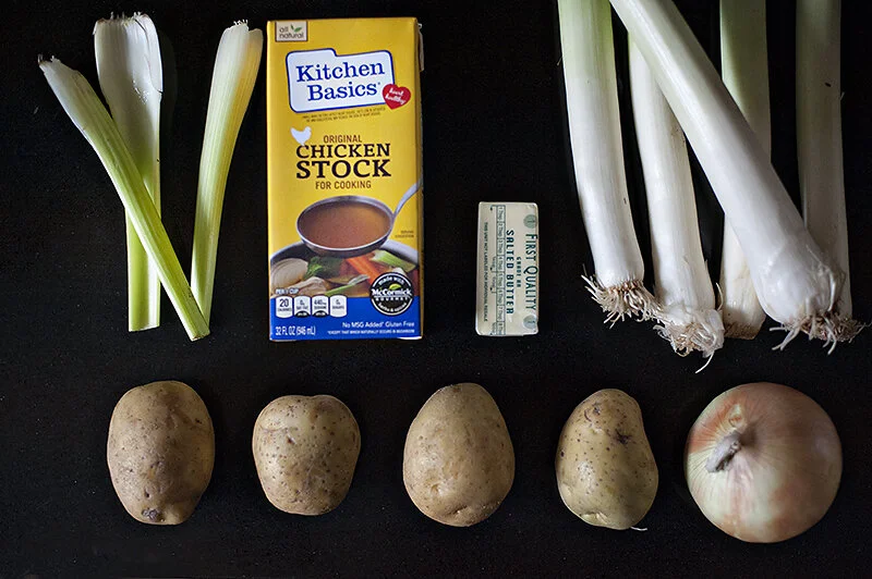 savory sunday // potato leek soup